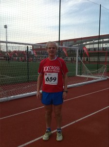 En las pistas de la Universidad Europea, preparado para participar